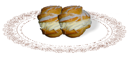 Wietrzniki z bitą śmietaną